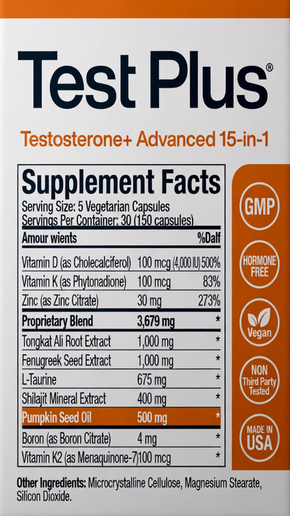 Test+ Daily Performance Formula
